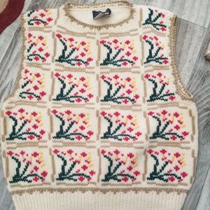 Vintage Allen Solly Wool Sweater Vest